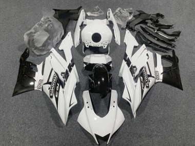 Cheap 2019-2021 Yamaha YZF R3/R25 Motorcycle Fairings - White Glossy Black