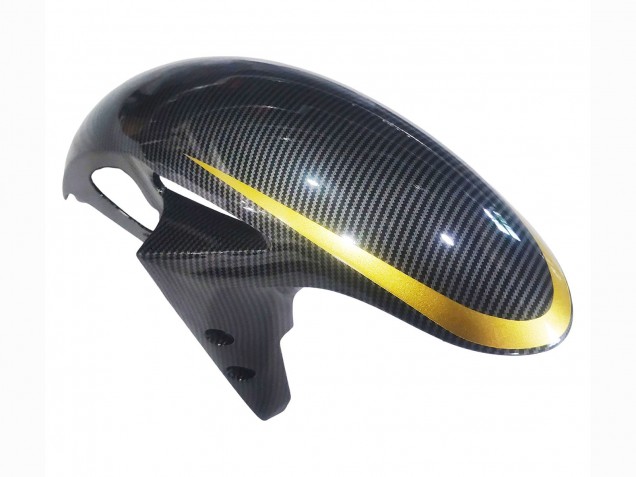 2019-2021 Yamaha YZF R3/R25 Motorcycle Fairings - Gold Black Carbon Fiber