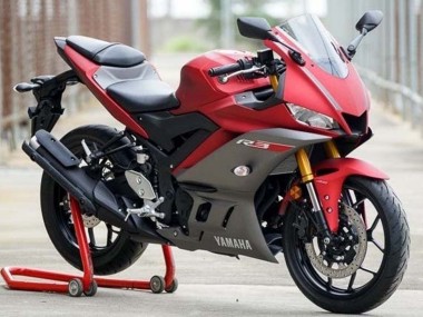 Cheap 2019-2021 Yamaha YZF R3/R25 Motorcycle Fairings - Red Grey