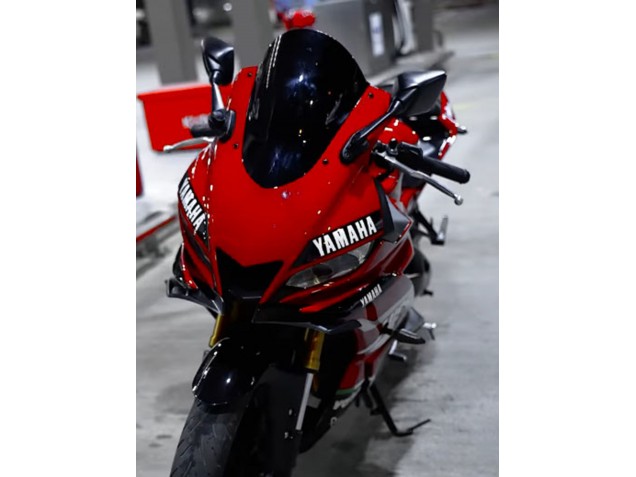2019-2021 Yamaha YZF R3/R25 Motorcycle Fairings - Dark Red White Silver Black Valsir