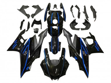 Cheap 2019-2021 Yamaha YZF R3/R25 Motorcycle Fairings - Glossy Black Blue Matte Black