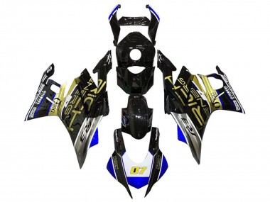Cheap 2019-2021 Yamaha YZF R3/R25 Motorcycle Fairings - White Blue Black Gold Trick Star 07