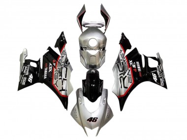 Cheap 2019-2021 Yamaha YZF R3/R25 Motorcycle Fairings - Silver Red Black 46