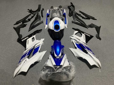 Cheap 2019-2021 Yamaha YZF R3/R25 Motorcycle Fairings - White Blue Black Yamalube