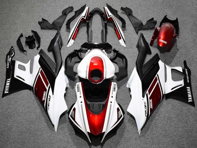 2019-2021 Yamaha YZF R3/R25 Motorcycle Fairings - White Red Black