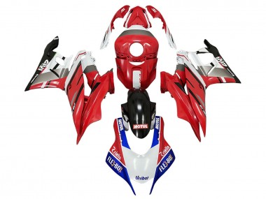 Cheap 2019-2021 Yamaha YZF R3/R25 Motorcycle Fairings - White Red Blue Black Givi Motul