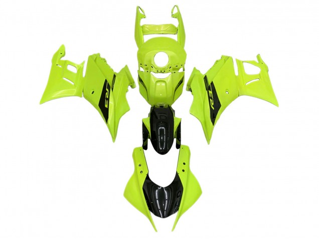 2019-2021 Yamaha YZF R3/R25 Motorcycle Fairings - Neon Green Black
