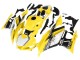 2019-2021 Yamaha YZF R3/R25 Motorcycle Fairings - Yellow White Black Stripe