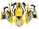 2019-2021 Yamaha YZF R3/R25 Motorcycle Fairings - Yellow White Black Stripe