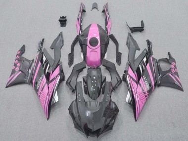Cheap 2022-2024 Yamaha YZF R3/R25 Motorcycle Fairings - Pink Black Monster