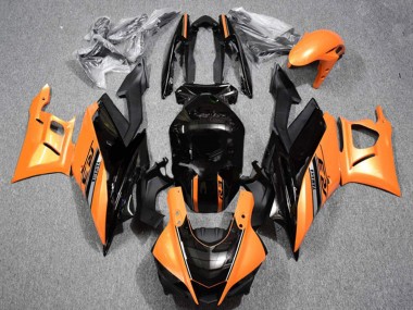 Cheap 2022-2024 Yamaha YZF R3/R25 Motorcycle Fairings - Orange Glossy Black