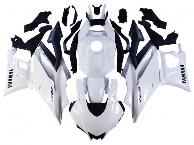 2022-2024 Yamaha YZF R3/R25 Motorcycle Fairings - White