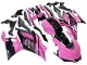 2022-2024 Yamaha YZF R3/R25 Motorcycle Fairings - Pink Glossy Black Monster