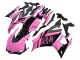 2022-2024 Yamaha YZF R3/R25 Motorcycle Fairings - Pink Glossy Black Monster