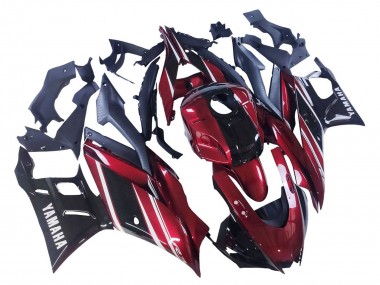 Cheap 2022-2024 Yamaha YZF R3/R25 Motorcycle Fairing - Red White Glossy Black