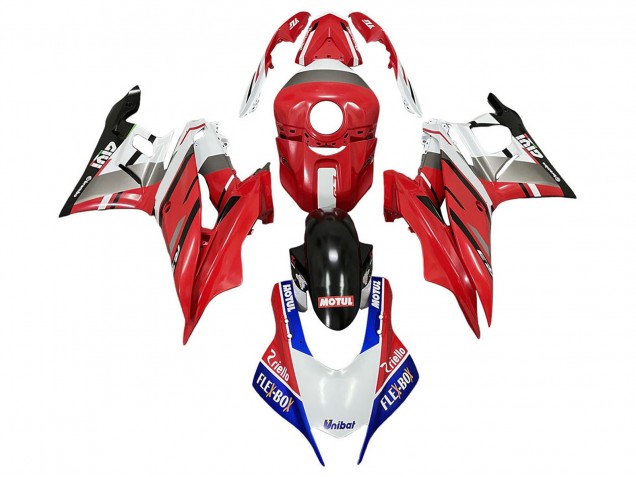 2022-2024 Yamaha YZF R3/R25 Motorcycle Fairings - White Red Blue Black Motul Flex Box Givi Unubat