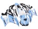 2022-2024 Yamaha YZF R3/R25 Motorcycle Fairings - White Light Blue