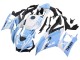 2022-2024 Yamaha YZF R3/R25 Motorcycle Fairings - White Light Blue