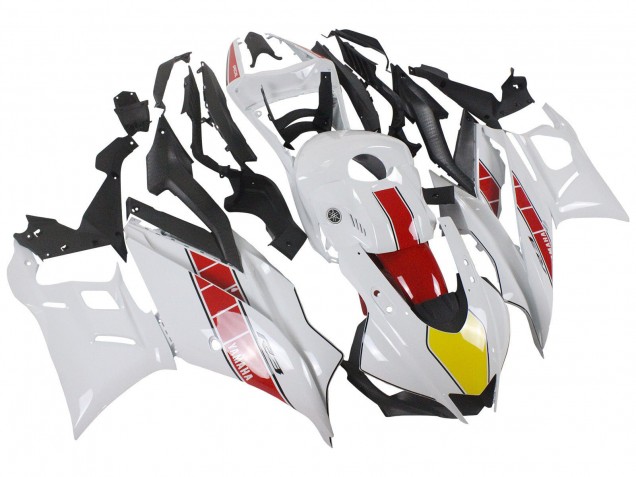 2022-2024 Yamaha YZF R3/R25 Motorcycle Fairings - White Red Yellow Black