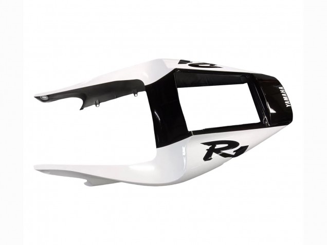 1998-1999 Yamaha YZF 1000 R1 Motorcycle Fairings - White Glossy Black