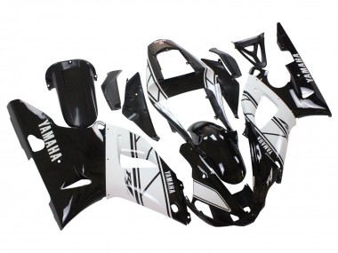 Cheap 2000-2001 Yamaha YZF 1000 R1 Motorcycle Fairings - White Black