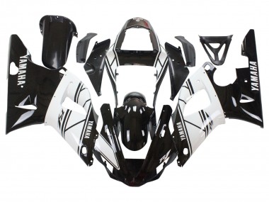 Cheap 2000-2001 Yamaha YZF 1000 R1 Motorcycle Fairings - White Black