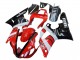 2000-2001 Yamaha YZF 1000 R1 Motorcycle Fairings - Red White Glossy Black