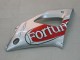 2000-2001 Yamaha YZF 1000 R1 Motorcycle Fairings - Silver Red Fortuna Motul