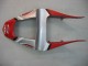 2000-2001 Yamaha YZF 1000 R1 Motorcycle Fairings - Silver Red Fortuna Motul
