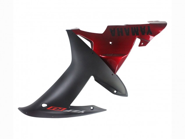 2002-2003 Yamaha YZF 1000 R1 Motorcycle Fairing Kits - Red Matte Black