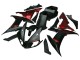 2002-2003 Yamaha YZF 1000 R1 Motorcycle Fairings - Red Black Flame