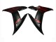 2002-2003 Yamaha YZF 1000 R1 Motorcycle Fairings - Red Black Flame