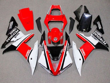 Cheap 2002-2003 Yamaha YZF 1000 R1 Motorcycle Fairings - White Red Black Yamalube Petronas