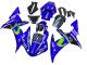 2002-2003 Yamaha YZF 1000 R1 Motorcycle Fairings - Blue Black Green MoviStar ENEOS Monster