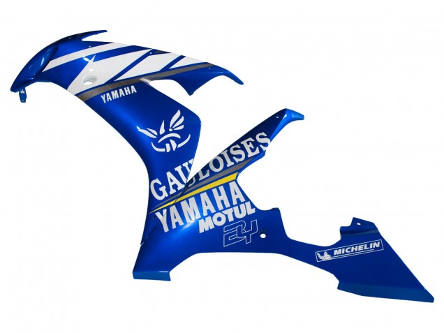 2004-2006 Yamaha YZF 1000 R1 Motorcycle Fairings - Blue White Yellow Motul Gauloises 46