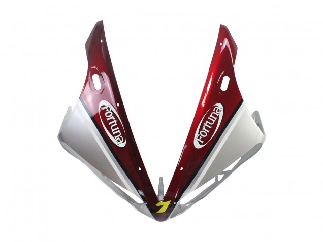 2004-2006 Yamaha YZF 1000 R1 Motorcycle Fairings - Silver Red Fortuna Motul