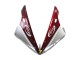 2004-2006 Yamaha YZF 1000 R1 Motorcycle Fairings - Silver Red Fortuna Motul
