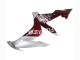 2004-2006 Yamaha YZF 1000 R1 Motorcycle Fairings - Silver Red Fortuna Motul