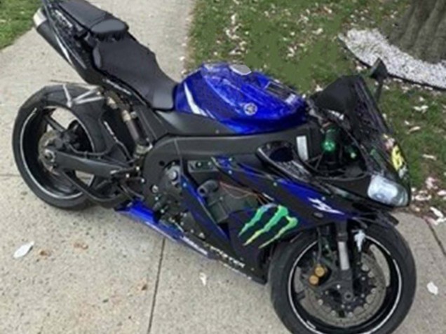 2004-2006 Yamaha YZF 1000 R1 Motorcycle Fairings - Blue Black Yellow Green Monster Yamalube ENEOS 69