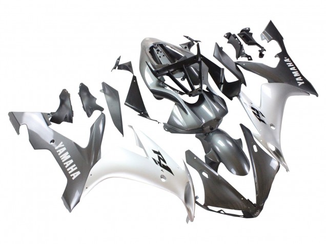 2004-2006 Yamaha YZF 1000 R1 Motorcycle Fairings - Silver Grey
