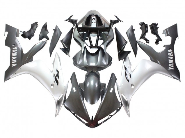 2004-2006 Yamaha YZF 1000 R1 Motorcycle Fairings - Silver Grey