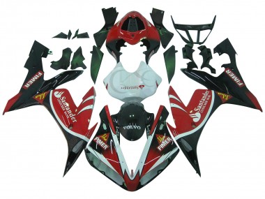 Cheap 2004-2006 Yamaha YZF 1000 R1 Motorcycle Fairings - Red White Black Green Volvo Jika Fimer Santander