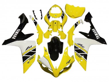 Cheap 2007-2008 Yamaha YZF 1000 R1 Motorcycle Fairing - Yellow White Black