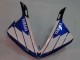 2009-2011 Yamaha YZF 1000 R1 Motorcycle Fairings - White Blue Black M1