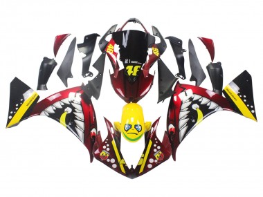 Cheap 2009-2011 Yamaha YZF 1000 R1 Motorcycle Fairings - Red Yellow Black Shark 46