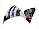 2009-2011 Yamaha YZF 1000 R1 Motorcycle Fairings - Glossy Black White Red Volvo Fimer Yamalube 87