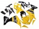 2009-2011 Yamaha YZF 1000 R1 Motorcycle Fairing Kits - Yellow White Black Stripe