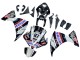 2012-2014 Yamaha YZF 1000 R1 Motorcycle Fairings - Glossy Black White Red Fimer Yamalube Sterilgarda 87