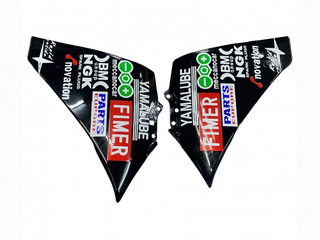 2012-2014 Yamaha YZF 1000 R1 Motorcycle Fairings - Glossy Black White Red Fimer Yamalube Sterilgarda 87
