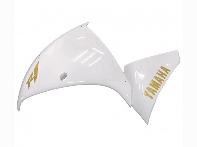 2012-2014 Yamaha YZF 1000 R1 Motorcycle Fairings - White Gold Decals